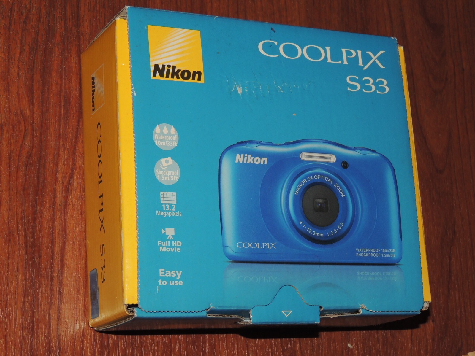 Nikon - hiro‘s shop New Open Box - Nikon Coolpix S33 13.2MP Waterproof Camera