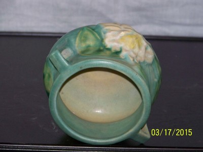 Vintage Roseville Waterlily 663-3' American Art Pottery Vase