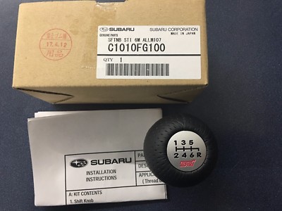 ムッチー Subaru Manual Transmission 6MT Shift Knob - C1010VC100