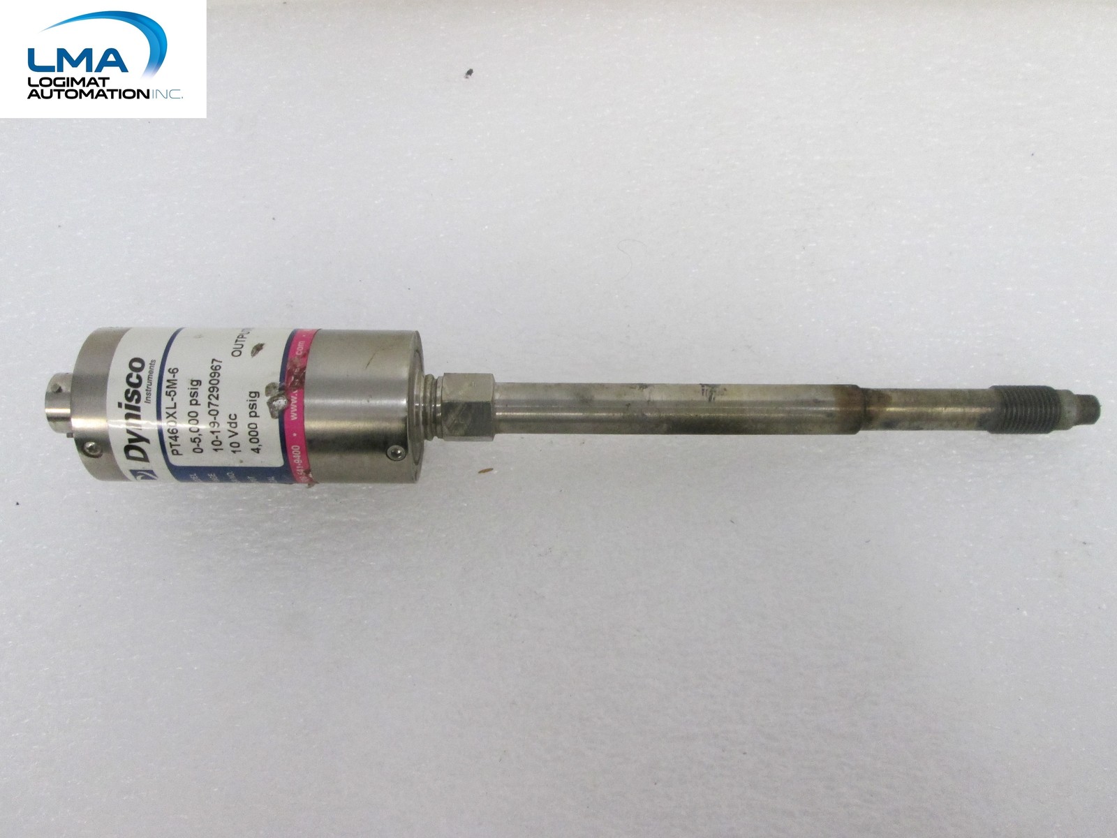 DYNISCO PT460XL5M6 PRESSURE TRANSDUCER 05000 PSIG 10VDC