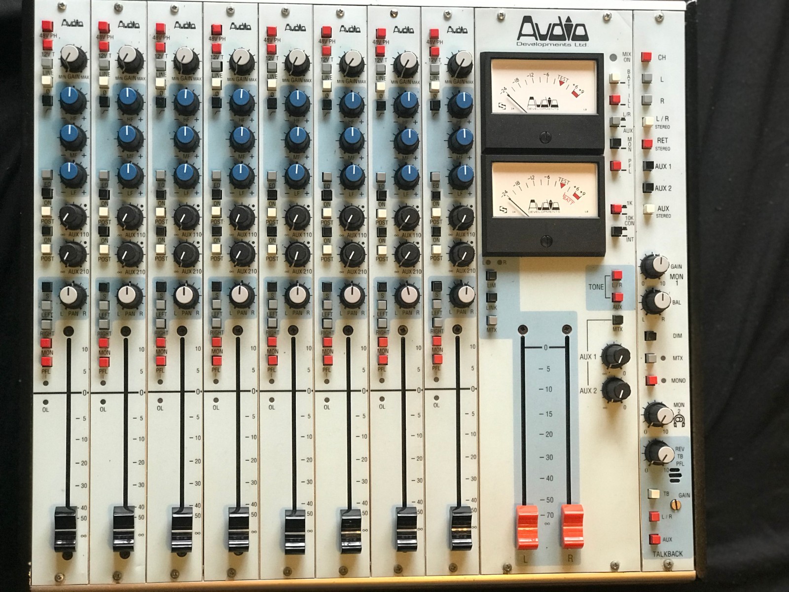 RARE Audio Developments AD 147 Analog 8-Channel Mixing Console