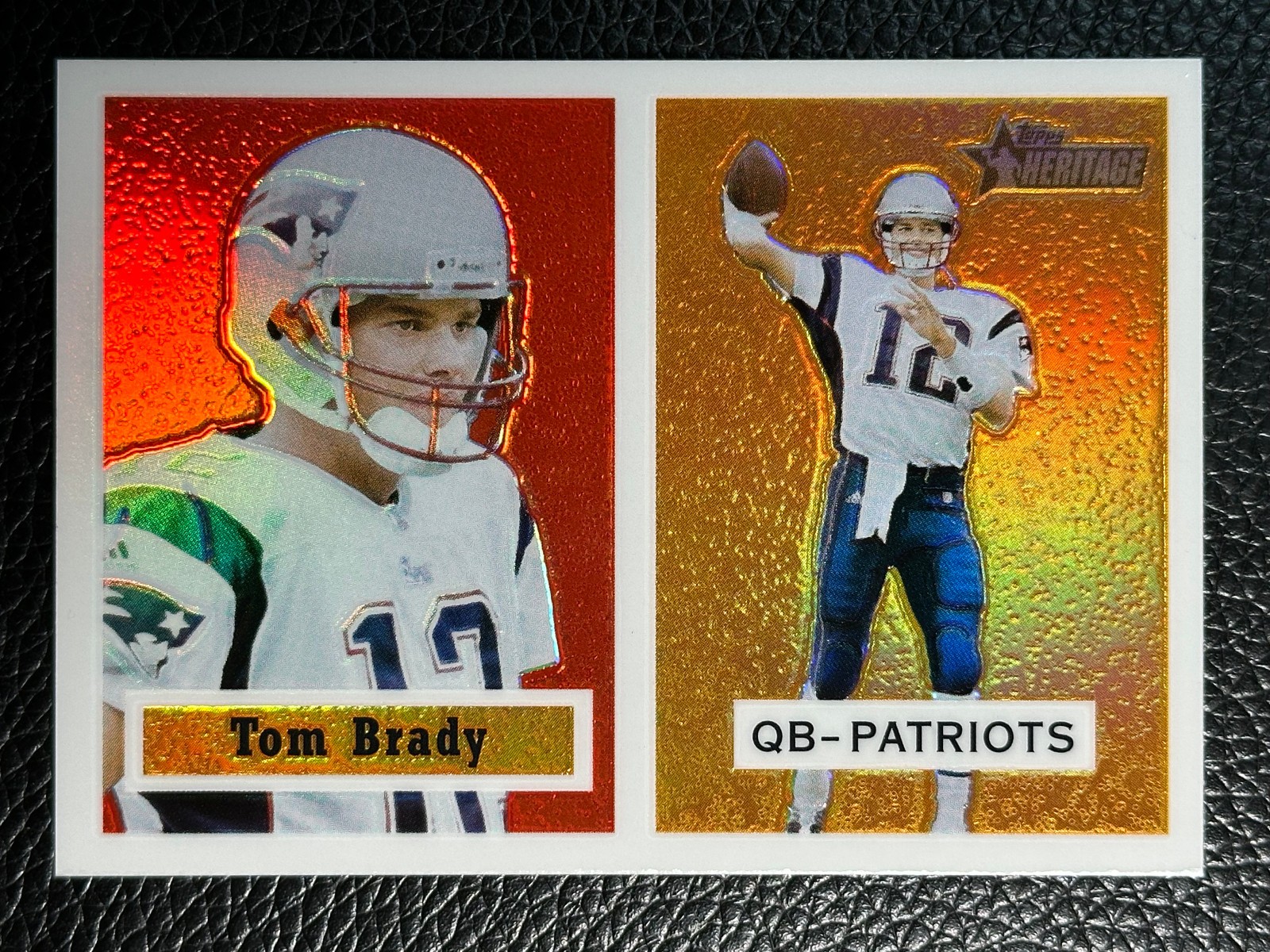 2002 Topps Heritage Retrofractor #50 Tom Brady 304/557