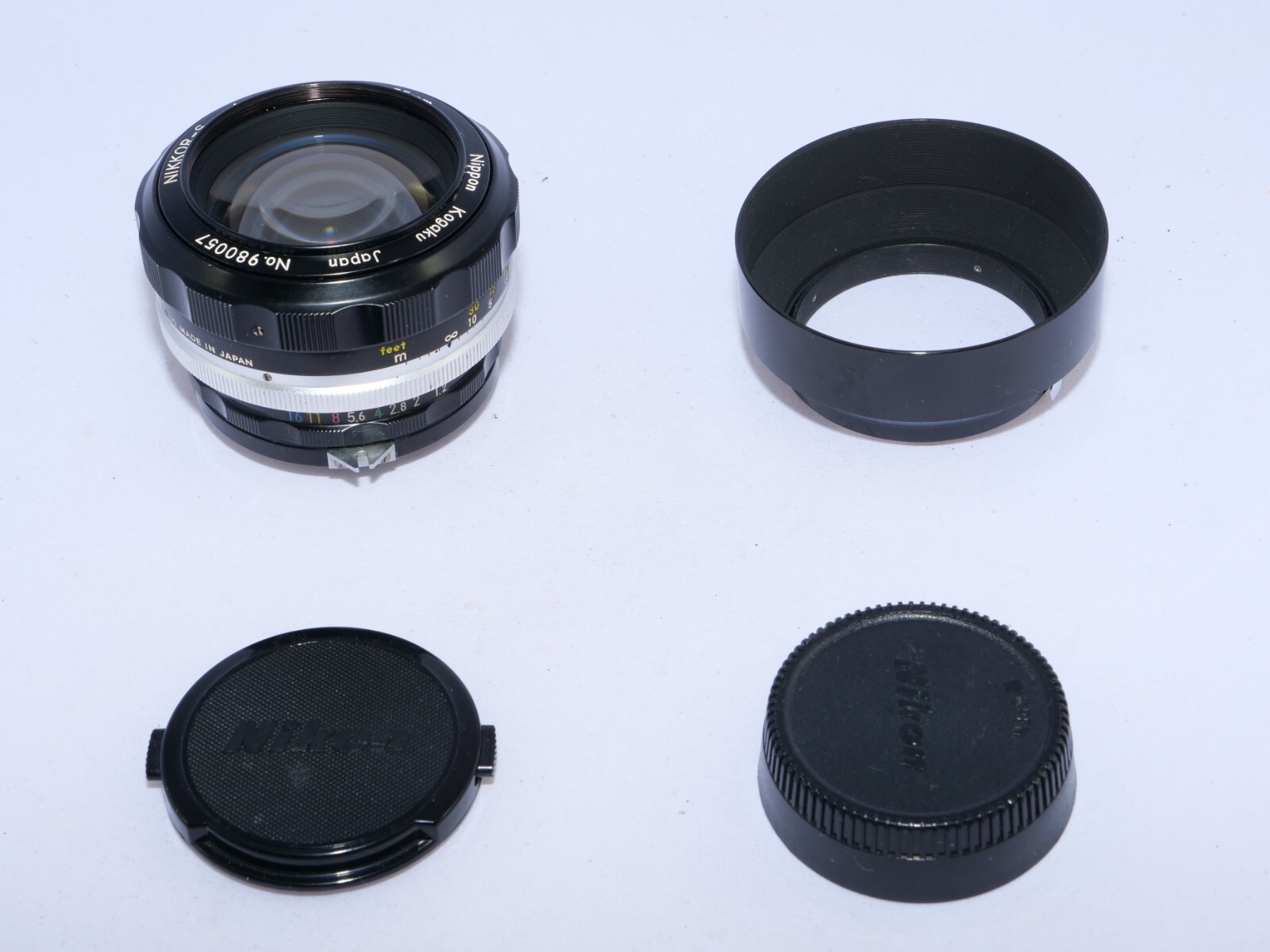 Nikon NIKKOR-S Auto 55ｍｍF1.2 Nikon Nikon NIKKOR-S.C Auto 55mm F1.2 Standard Single Focus