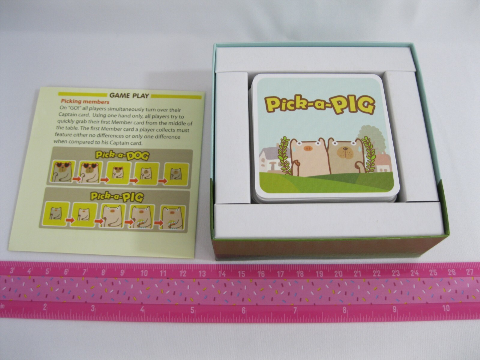 PICK A PIG CARD GAME - TORSTEN LANDSVOGT - COMPLETE - 2012 - JOLLY THINKERS
