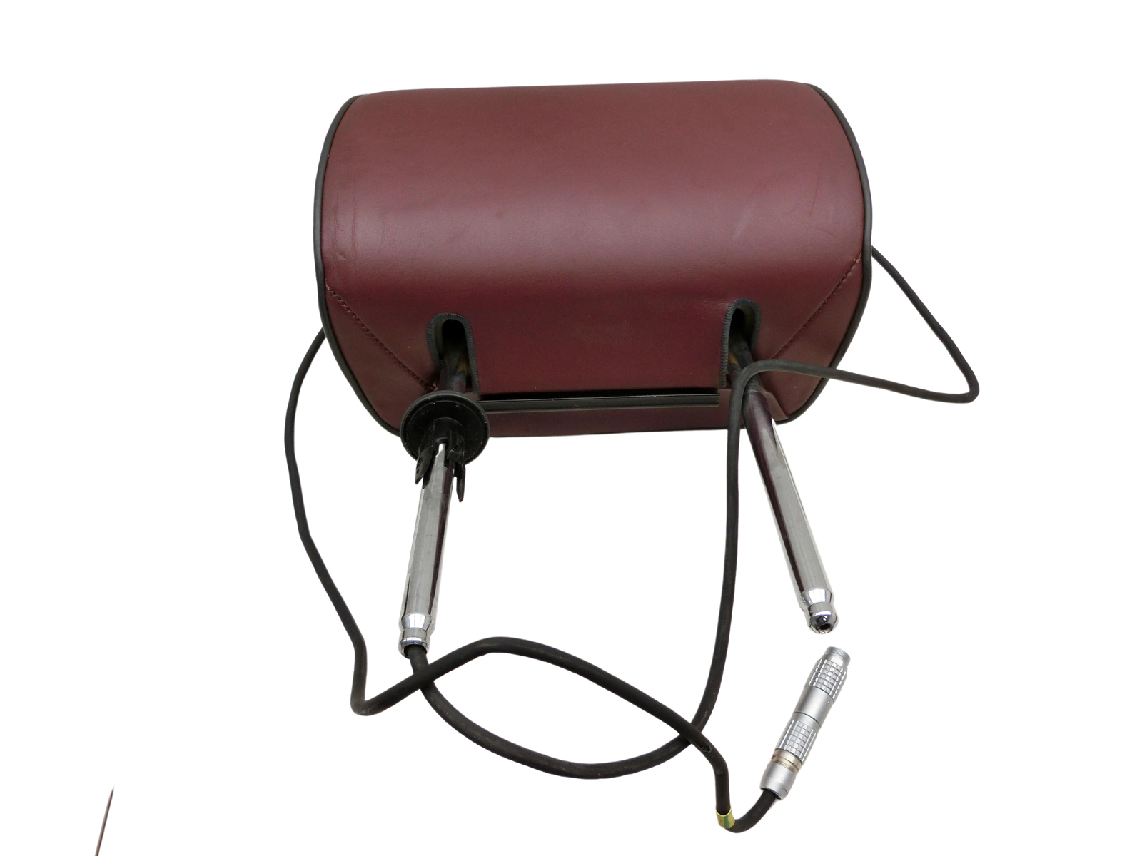 VW Phaeton 3D 01-07 Leder Kopfstütze für Fahrer Sitz Rechts oder Links Vorne Grenadine Rot  - Bild 1