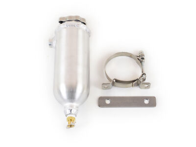 Canton 80-206 Aluminum Catch Fill Tank 24 Oz 3/8'' Ports & Petcock W/ Vented Cap