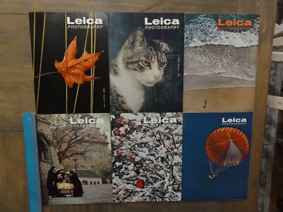 Leica Photography magazines 1959-1963 6 Issues Kenneth Poli David Falconer Satow
