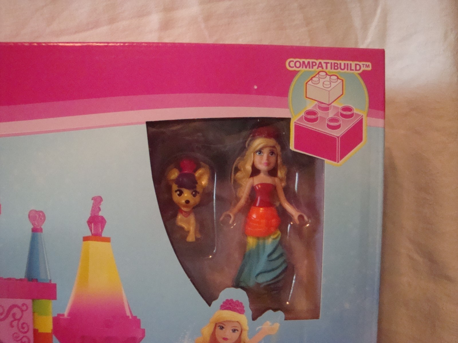 Barbie Rainbow Princess Castle Mega Bloks NEW