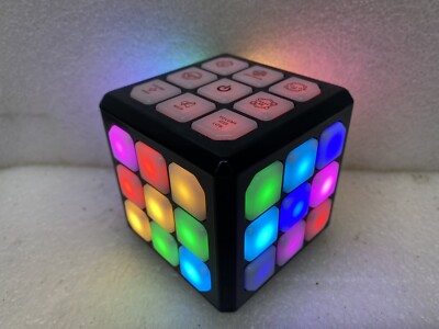 Winning Fingers Flashing Cube Electronic Memory & Brain Game 4-in-1 Handheld