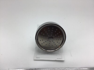 KOHLER 939-TT PURIST SINGLE FUNCTION 5 1/2  DIAMETER WALL-MOUNT SHOWERHEAD VIBRA