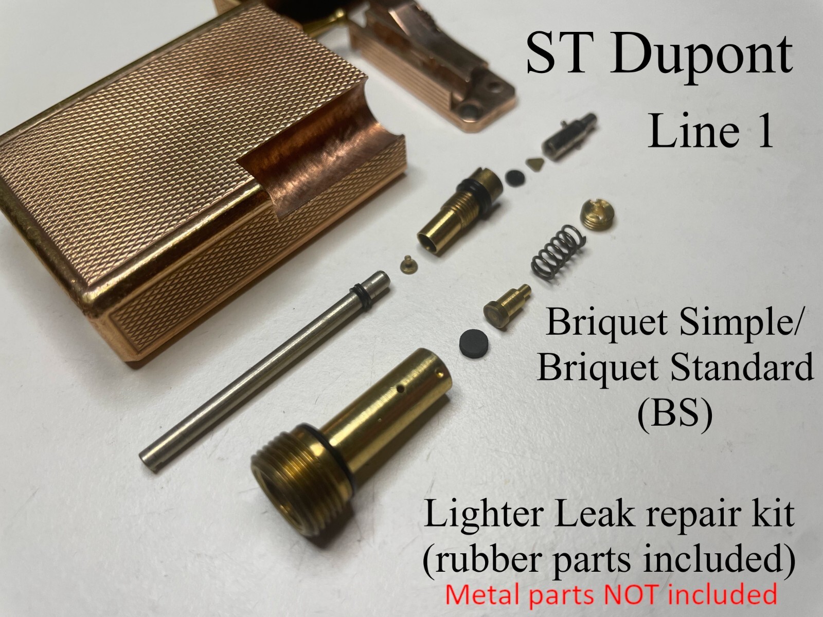 ST Dupont Lighter Line 1 BS O-Rings Assortment Overhauling