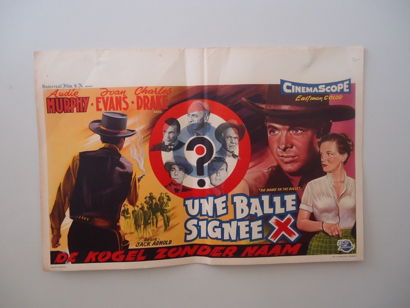 Western/Audie Murphy/No Name On The Bullett/Fr2/Affiche Belge