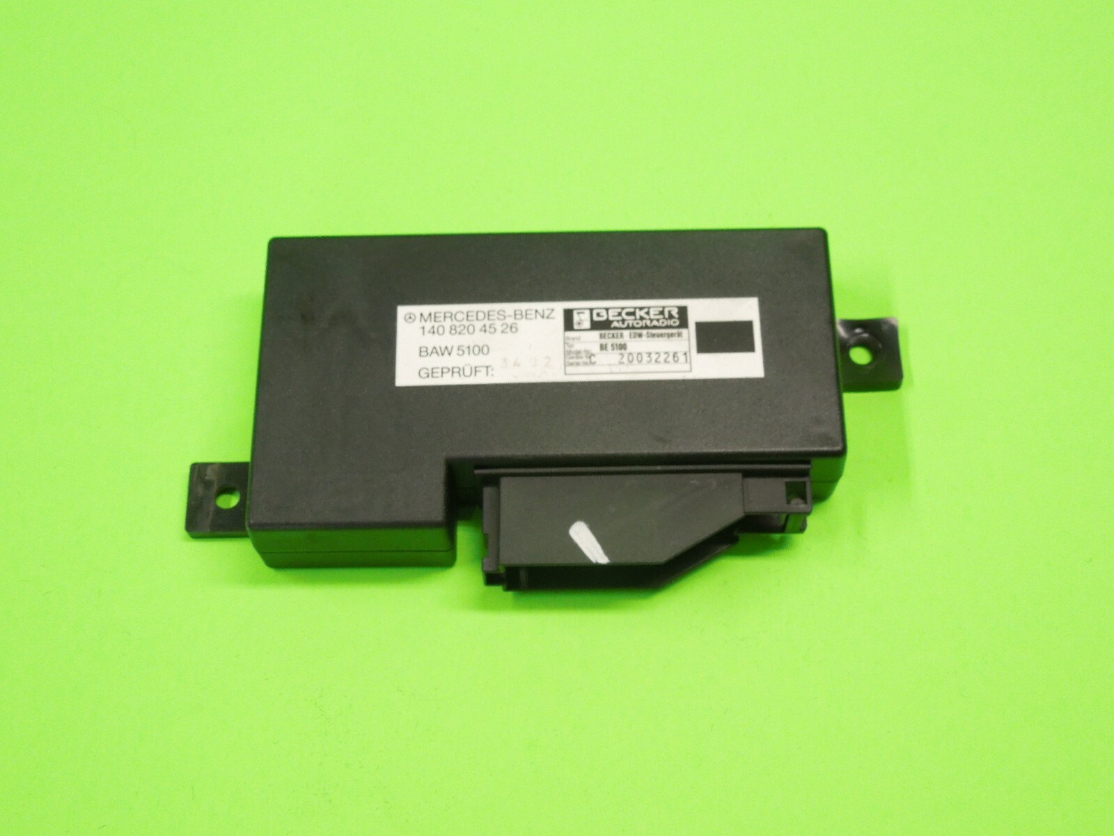 1994 S600 W140 Becker Radio Alarm Control Unit 1408204526