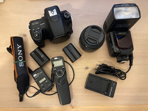 Sony Alpha SLT-A58K 20.1 MP SLR SAL-18552 Objektiv OVP Zubehörpaket