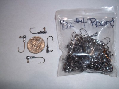 50PCS//Pack 1//32oz 2cm Lead Jig Heads Fishing Hooks Crappie Lure Bait Tackle Jigs
