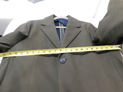 Made In Italy. JIL.JO Dark Green Men Coat. Size 54(pit to pit 22'')