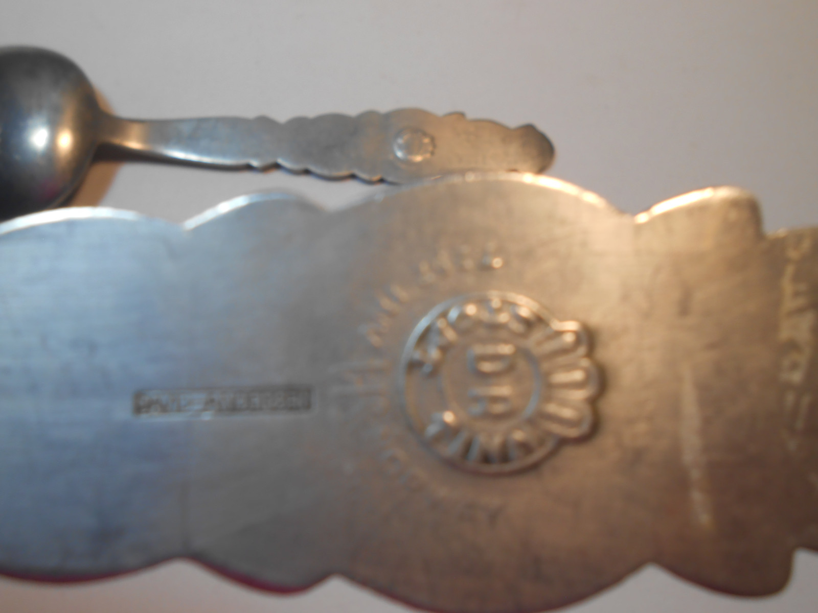 Vtg David Anderson Serving Spoon & Fork 9 1/2