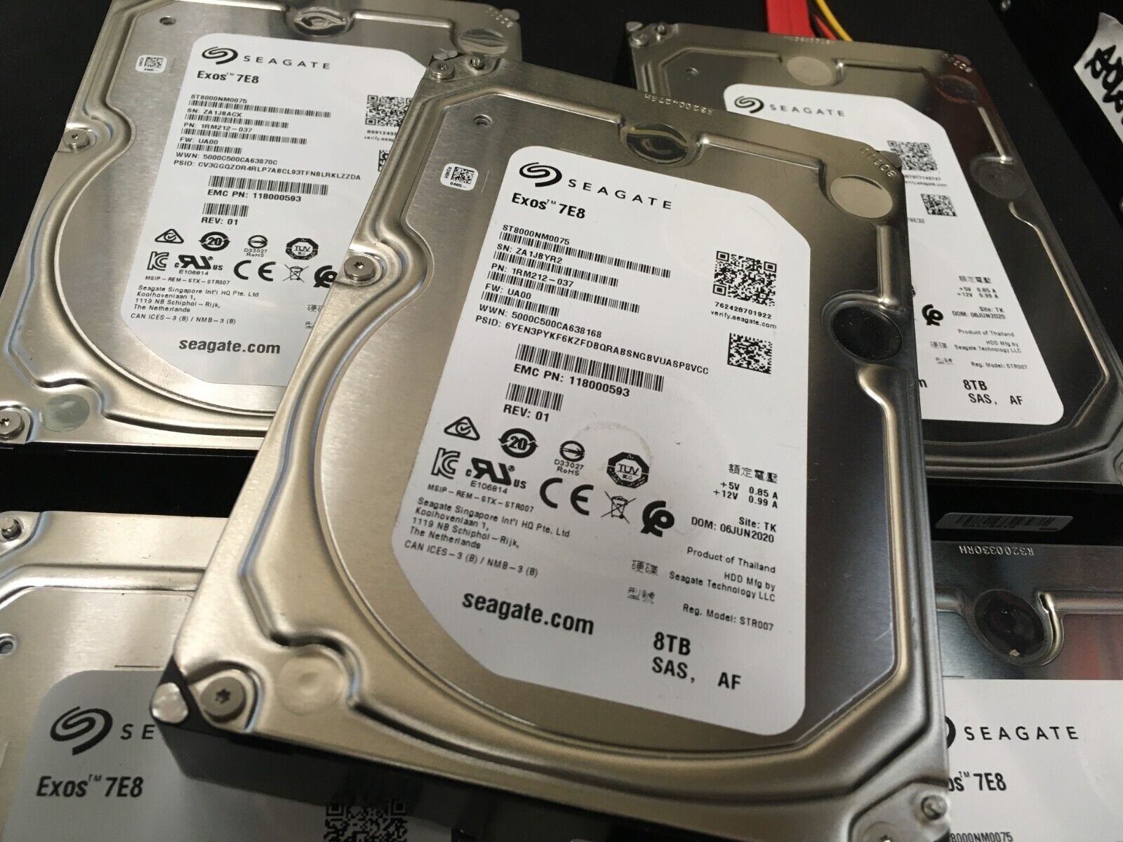 ①Seagate ST4000VX000 4TB 2 台セット 合計8TB ①Seagate ST4000VX000 4TB 2 台セット 合計8TB ①Seagate