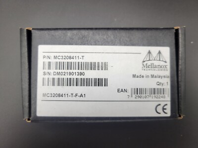 Nvida Mellanox MC3208411-T 1000GBASE-T SFP-TX 100m Optical 1GbE Base-T RJ45 New
