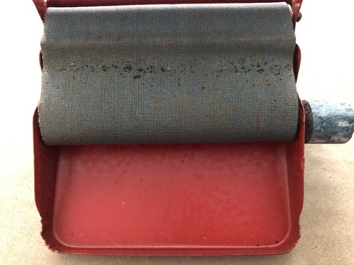 Vintage BOND ROLLER CASE CO Red Metal Cigarette Maker Akron Oh Instructions #2