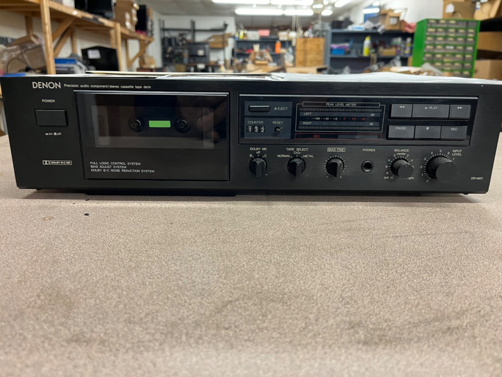 Denon DR-M07 Stereo Cassette Tape Deck NEEDS BELTS | eBay