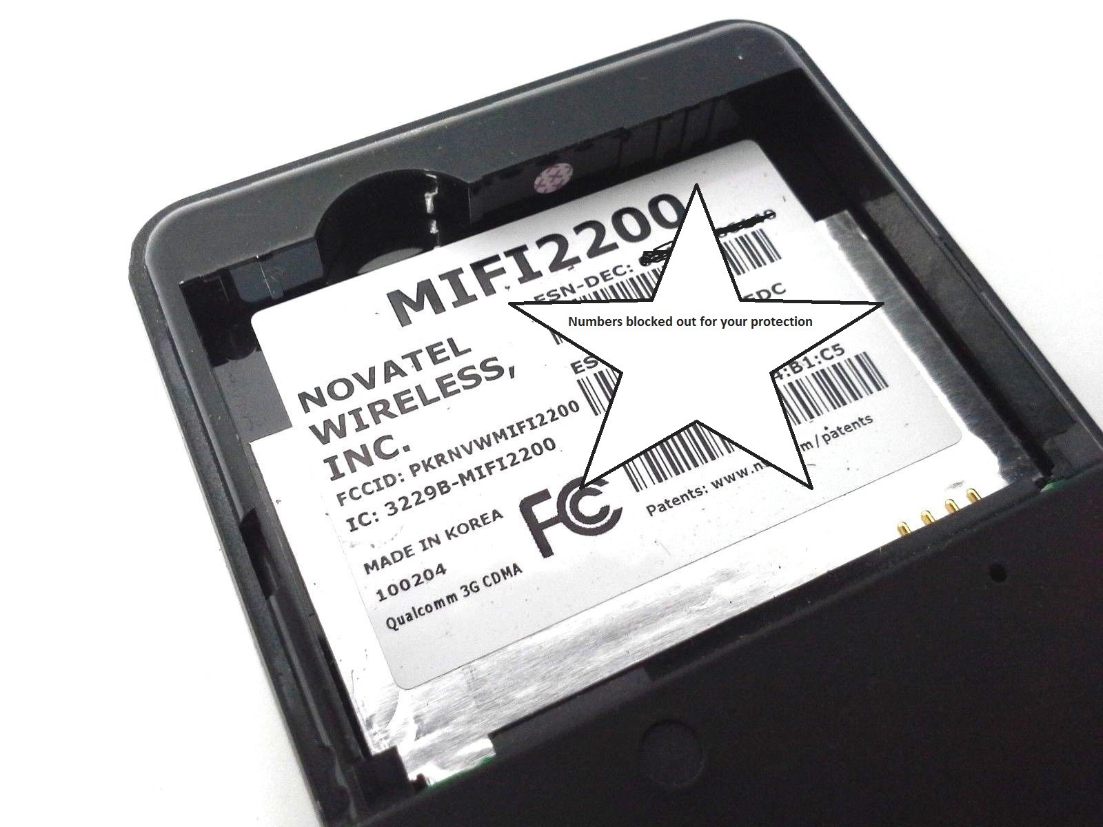 Verizon  MiFI2200 Mobile Hotspot