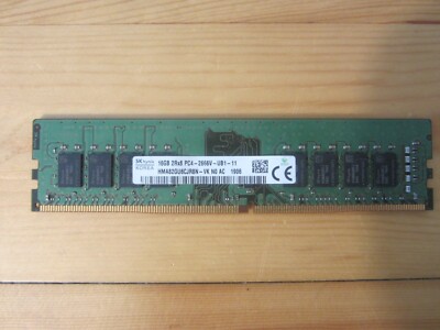 SK HYNIX 16GB (1X16GB) 2RX8 PC4-2666V UDIMM DESKTOP MEMORY RAM  HMA82GU6CJR8N-VK