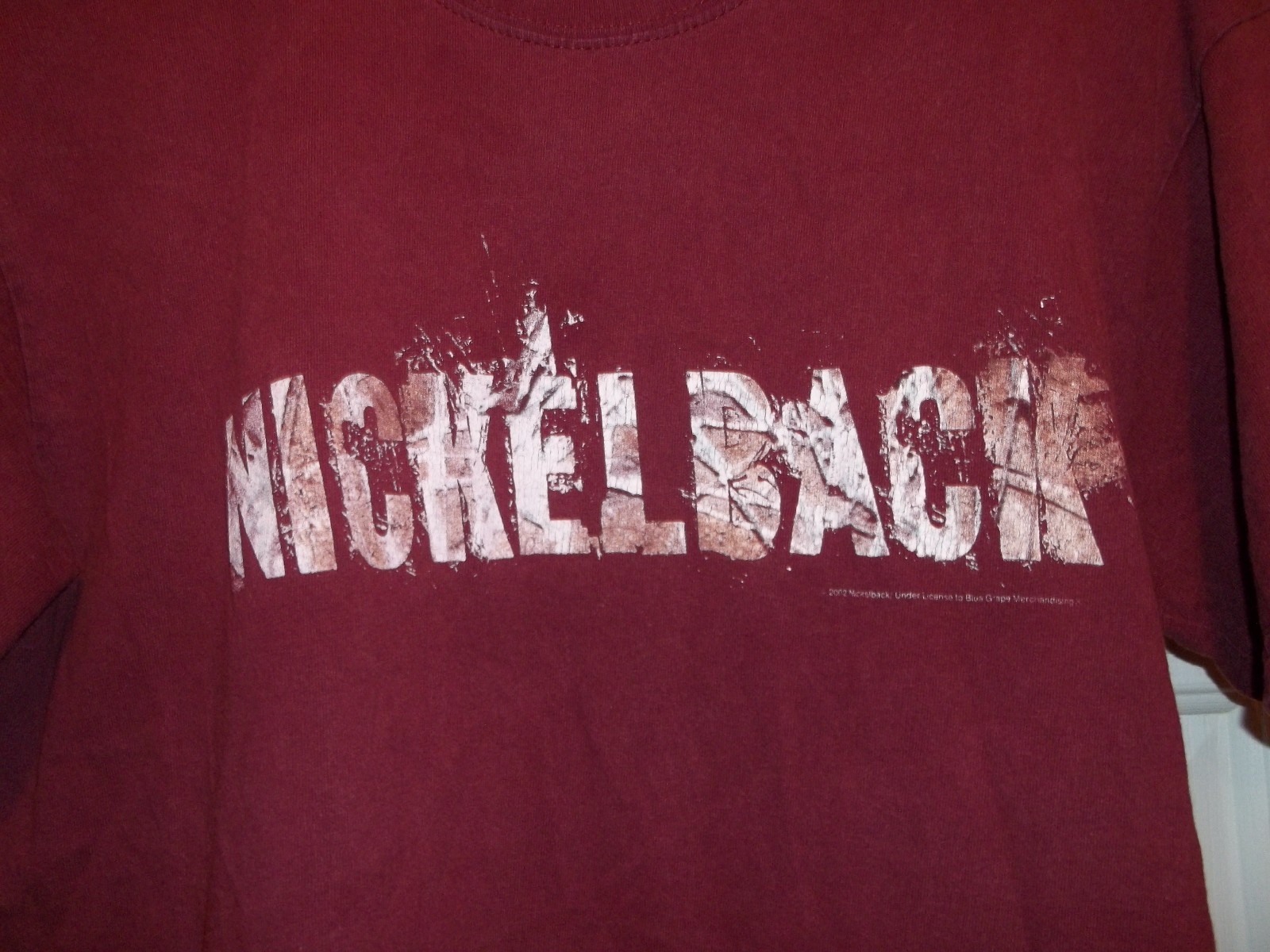 No Tags - NICKELBACK 2002 Front Logo & 