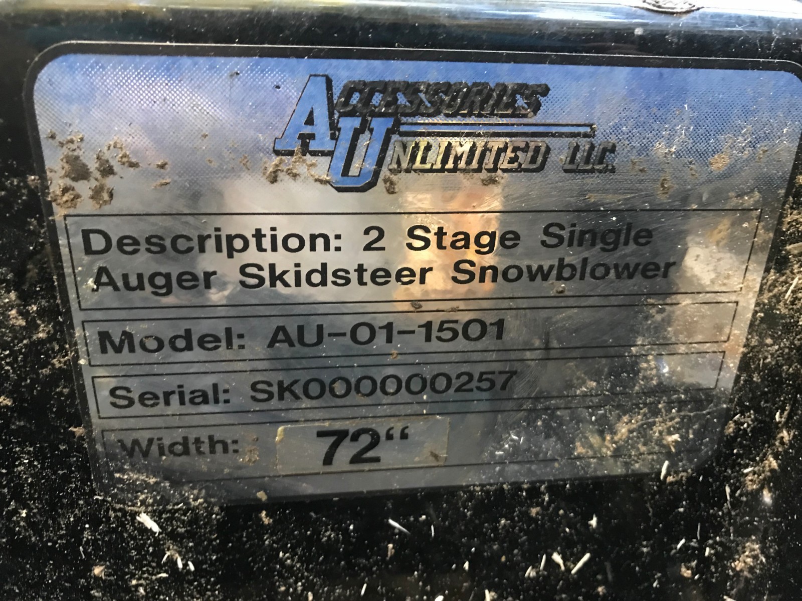 Skidpro Quick Attach Snowblower and Michigan Iron Equip PTO Hydraulic Power Unit