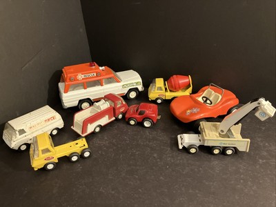 vintage tonka Toy Lot Assortment Lot Of 8 Pieces Fair Conditions Free Shipping