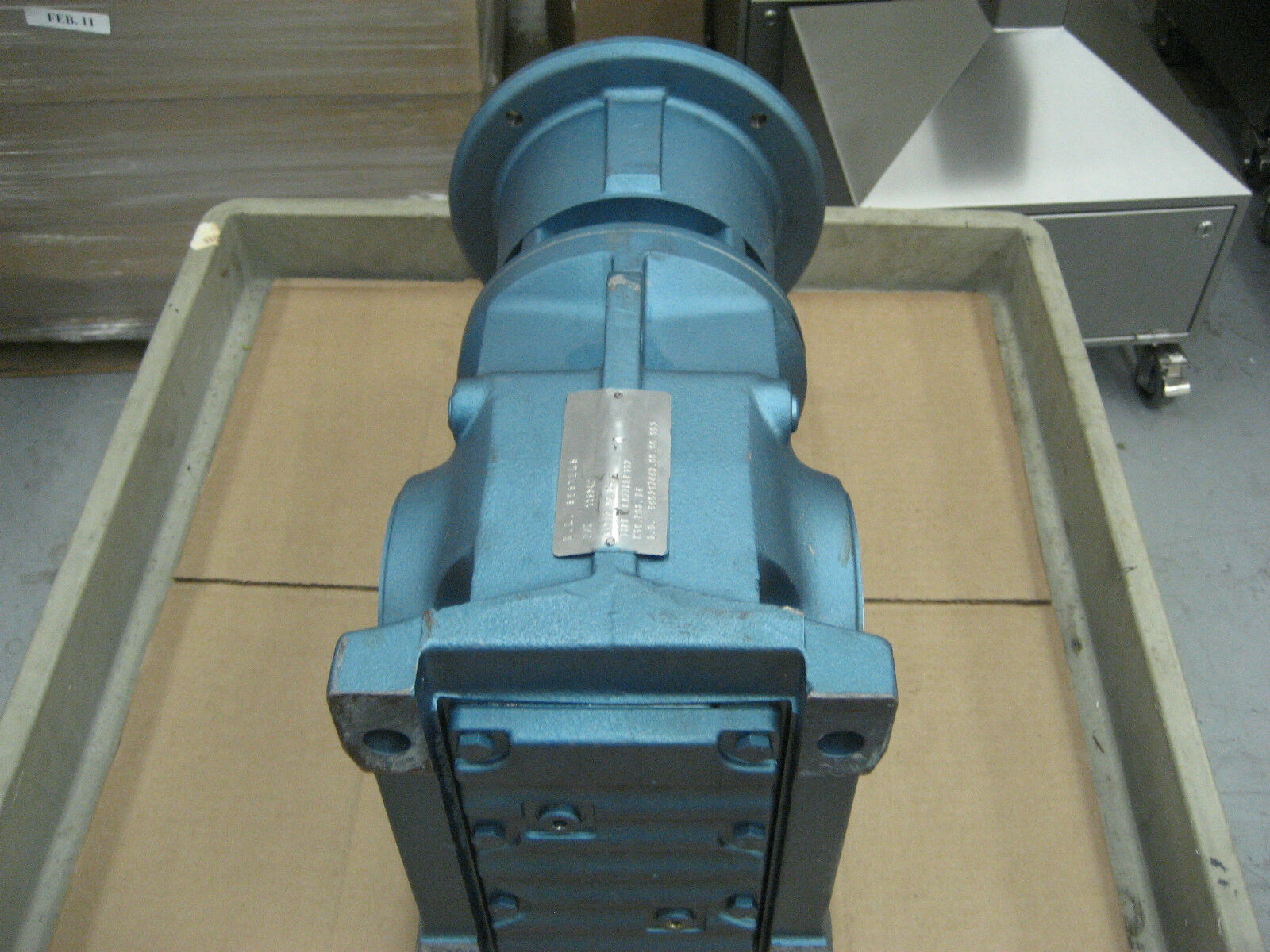 SEW EURODRIVE GEAR REDUCER MODEL# 11934P TORQUE: 8,760 IN-LBS. RATIO