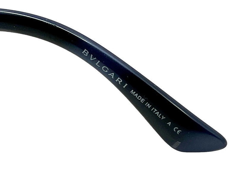 LTD. ED. BVLGARI ITALY 6039-B GRADUATED BLUE LENS SWAROVSKI