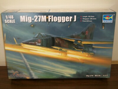 Trumpeter 1/48 Scale MiG-27M Flogger J + G Factor #48025 Brass Landing Gear