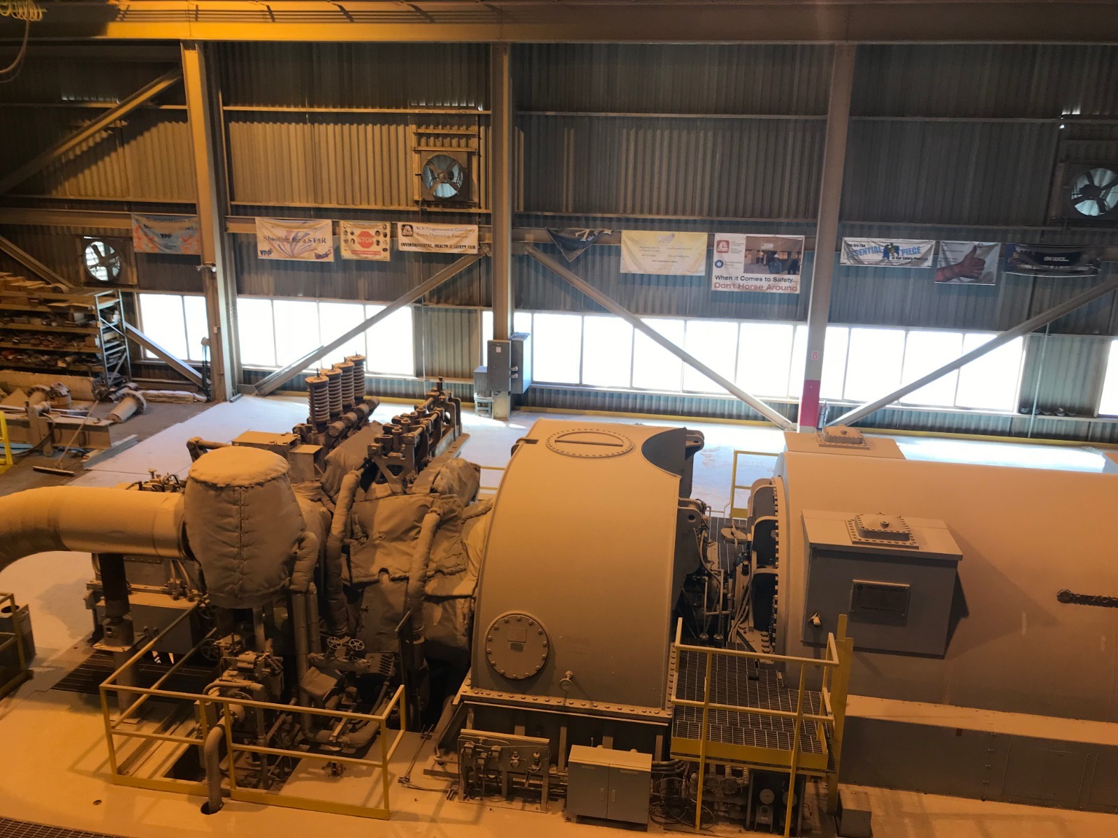 Hitachi 100 MW Steam Turbine Generator HC-26. 3600 rpm; 14 stage.  Rebuilt 2010