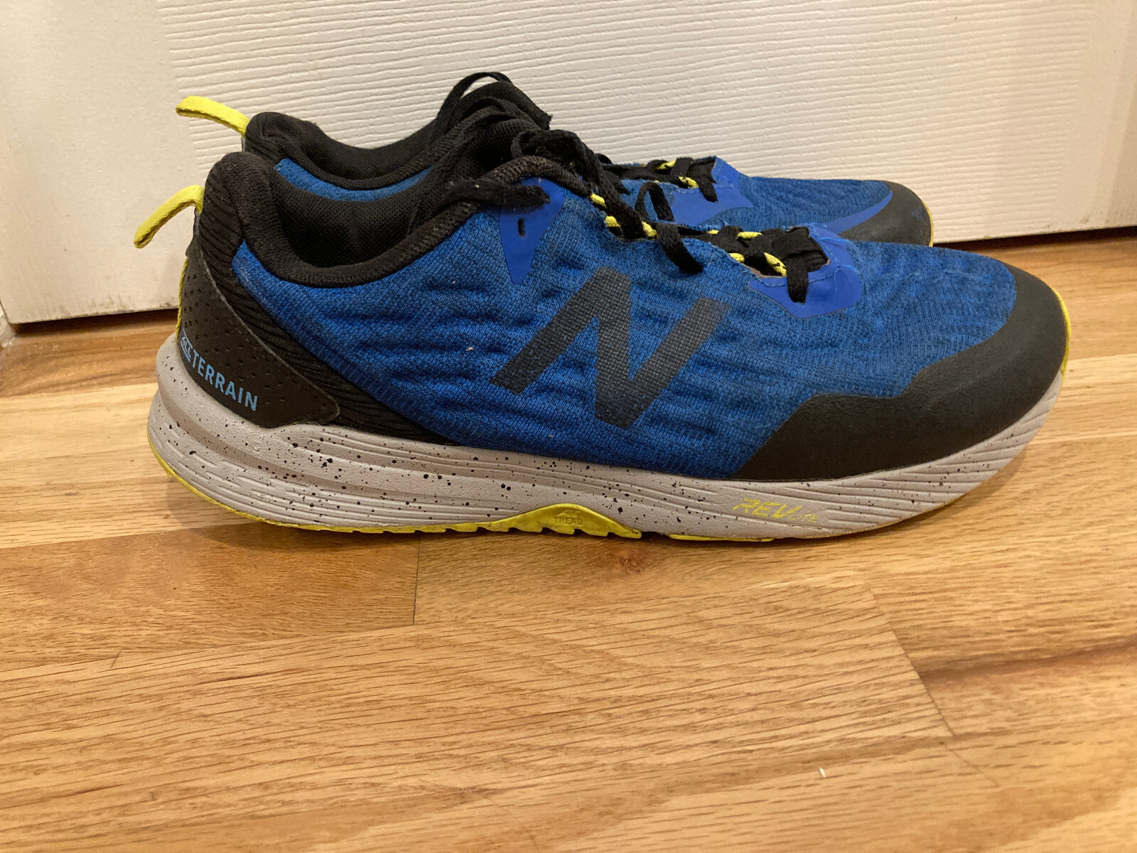 Preowned New Balance Mens Nitrel V3 Trail Running Athletic Shoes Blue Size 8.5 D eBay