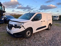 2020 VAUXHALL COMBO LWB CREW CAB WHITE 5 SEATS EURO 6 SALVAGE DAMAGED REPAIR VAN