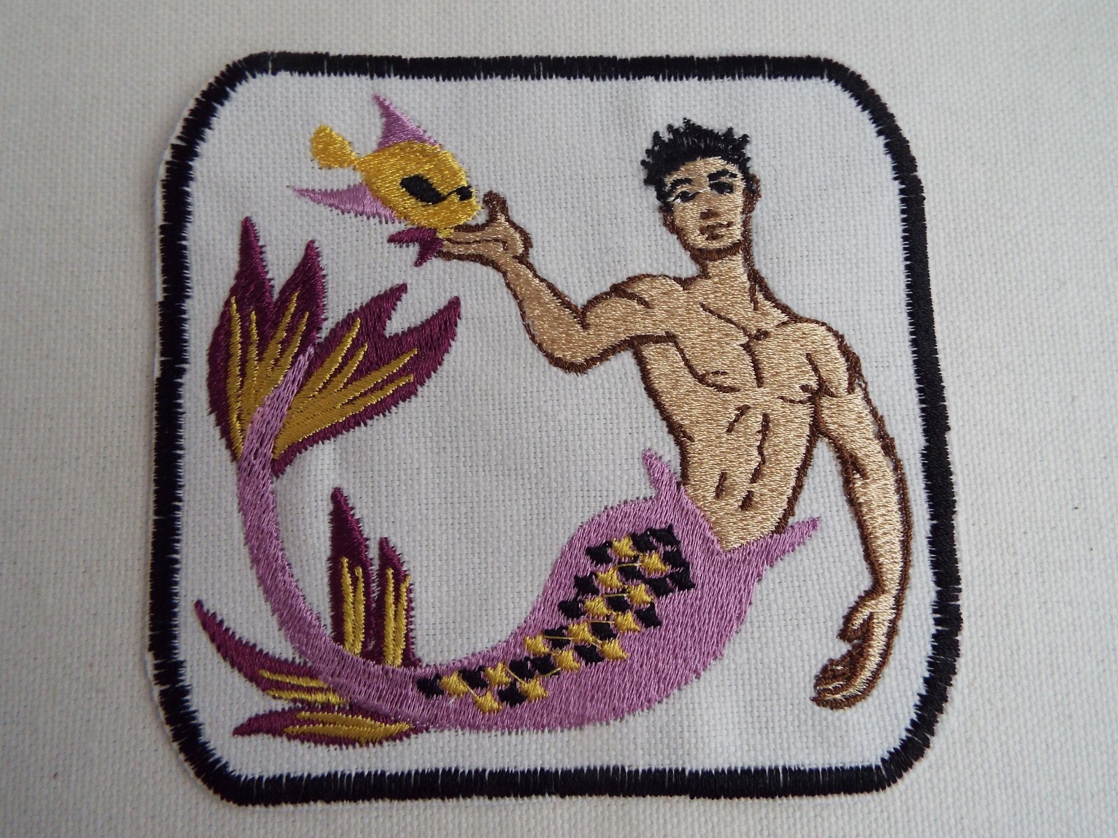 Purple Merman Mermaid 4-1/4