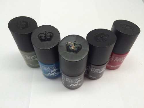 Lot Of 2 Rimmel Salon Pro with Lycra Nail Polish #337 Purple
