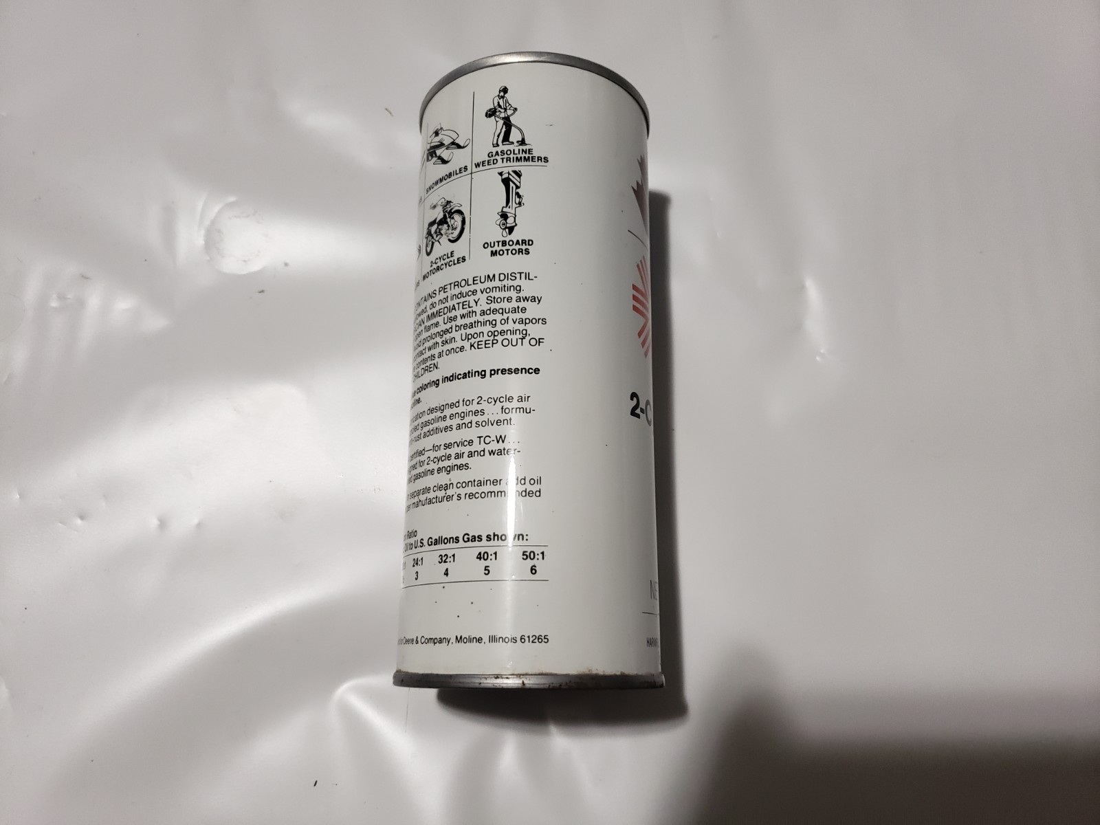 2 Cycle John Deere Engine Oil 16 Oz Can TY6244  O5