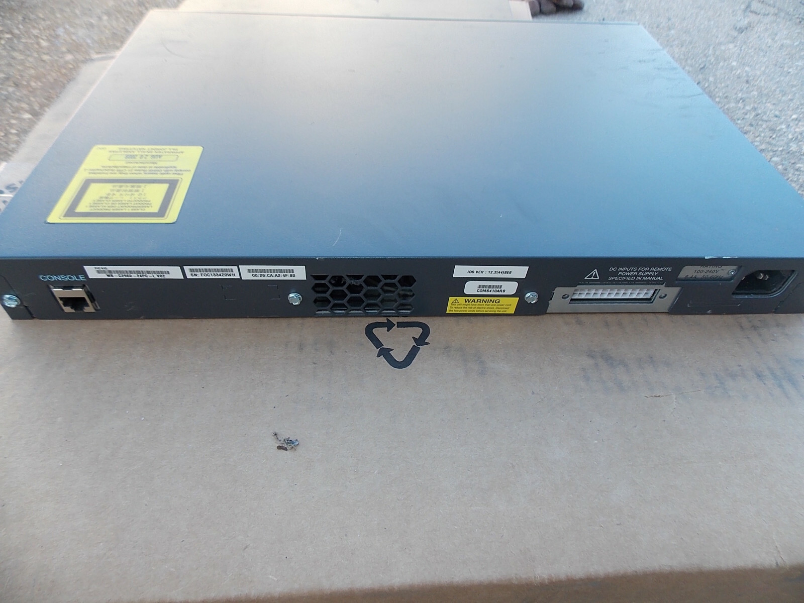 Cisco Catylyst 2960 series PoE-24 WS-C2960-24PC-L  24-port switch parts / Repair