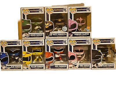 Funko Pop 30th Anniversary Mighty Morphin Power Rangers Complete Set of 8 NEW