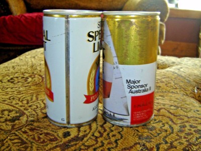 Vintage Lot of 2 Different Swan Lager Boat & Special Light  Steel Beer Cans