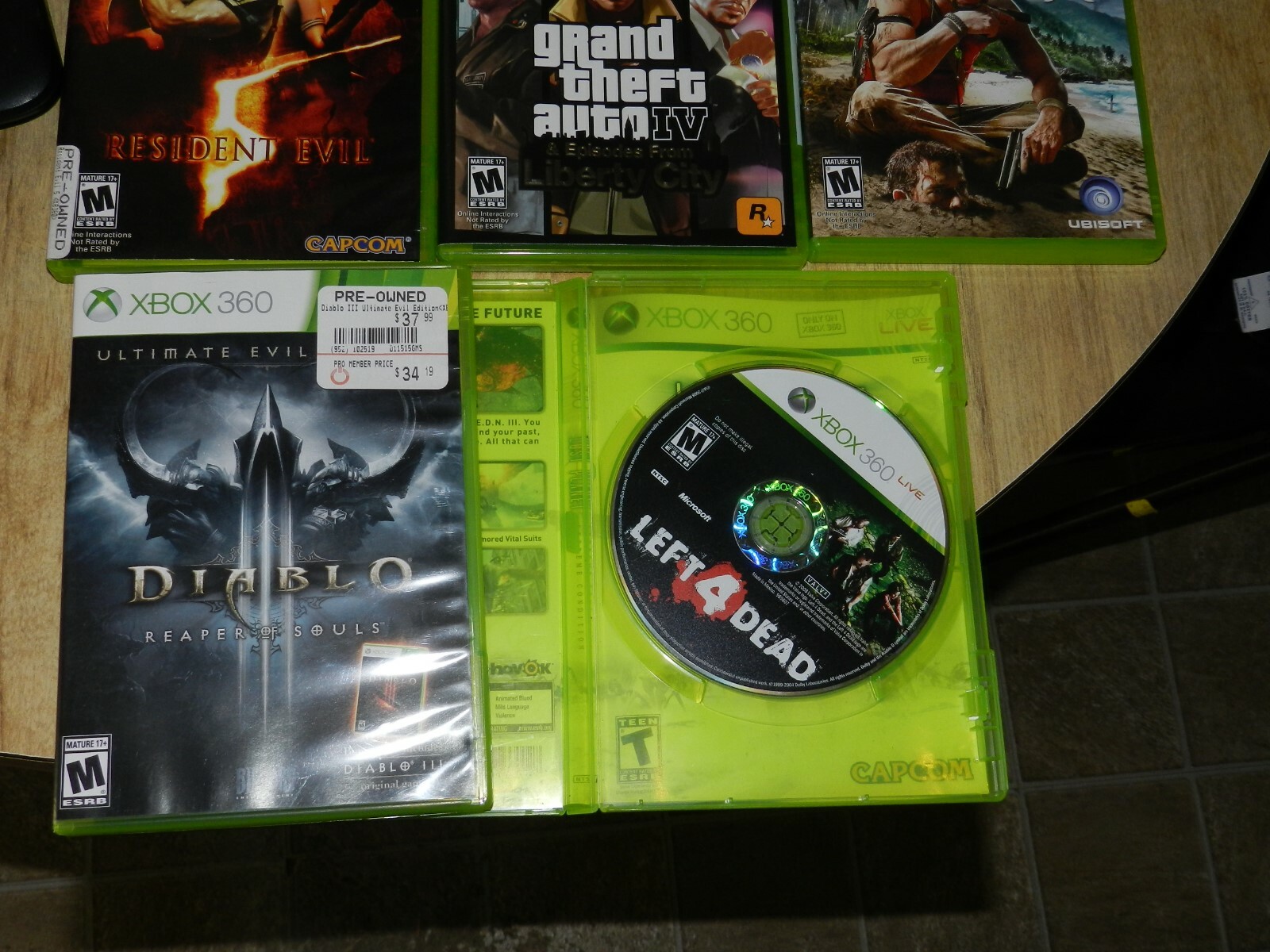 8 XBOX 360 Video Games Lot