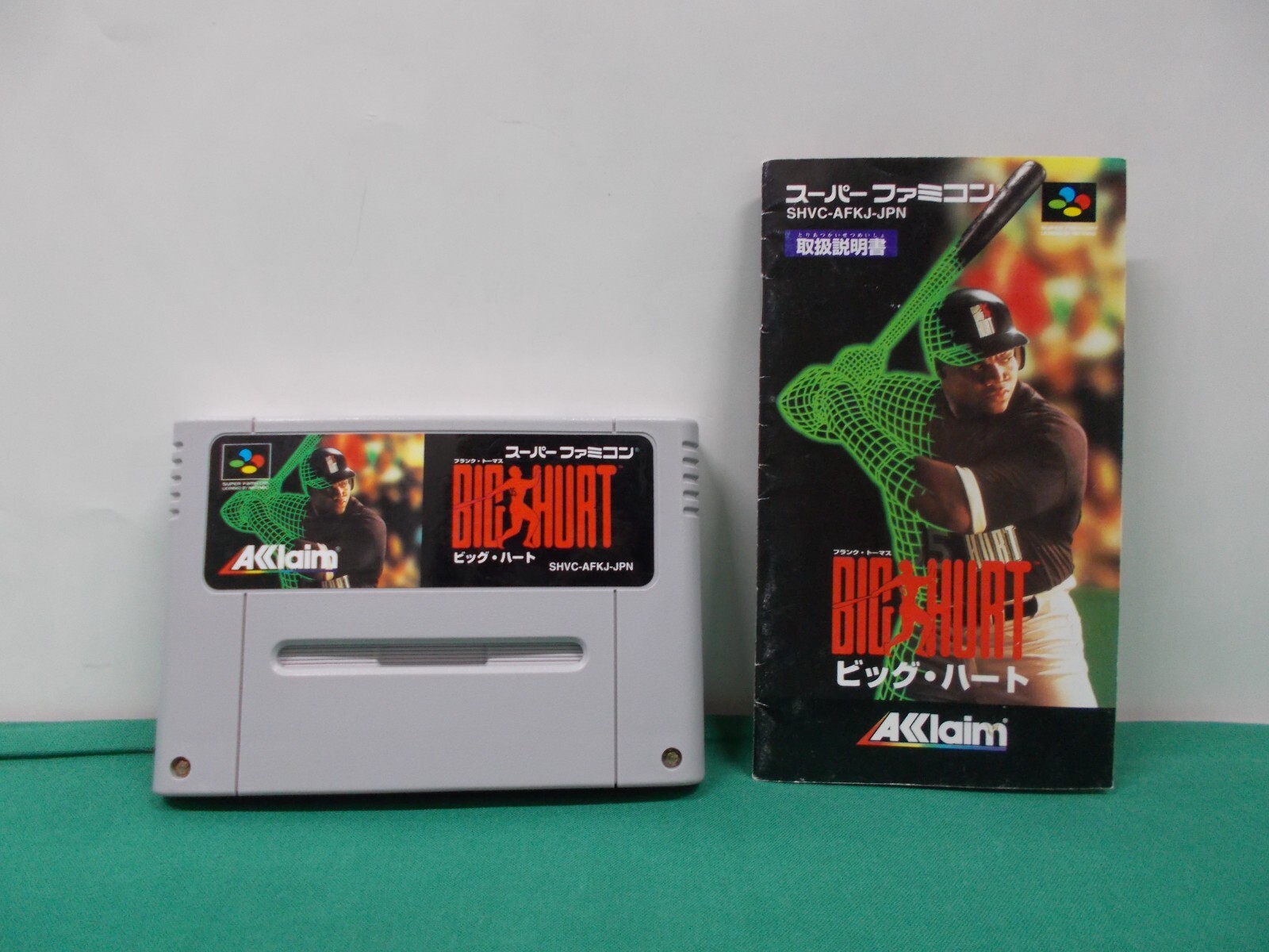 スーパーファミコン【ビッグ・ハート フランク・トーマス】  BIG HURT フランク・トーマス ビッグ・ハート ベースボール