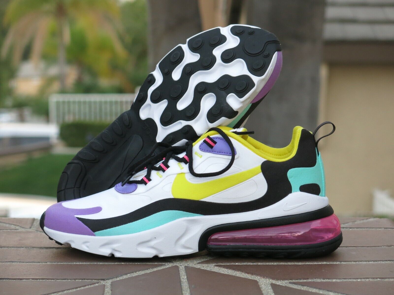 Nike Air Max 270 React Men's Athletic Sneakers AQ4971-101 | eBay Nike Air Max 270 React Men's Athletic Sneakers AQ4971-101 | eBay