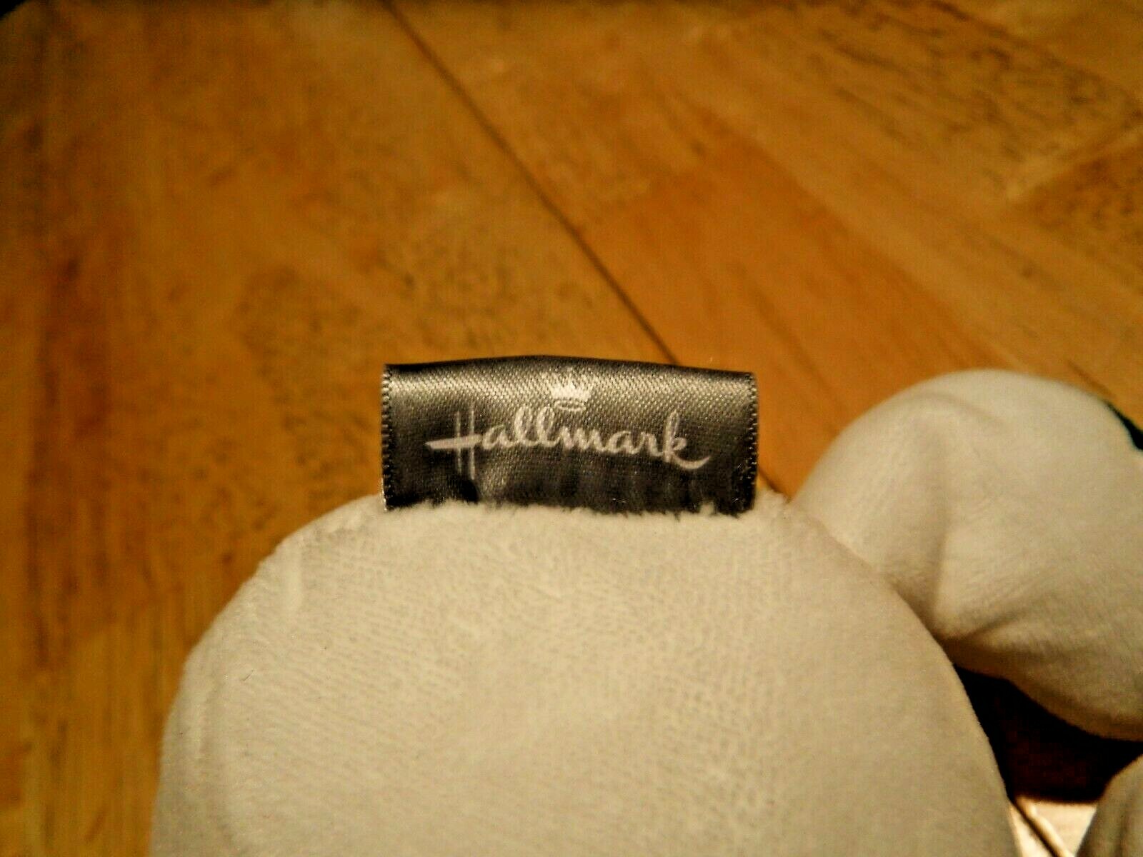 Hallmark Plush 2016 White Teddy Bear With Red Scarf 10