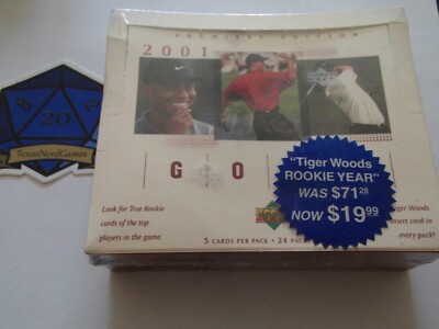x1 2001 Upper Deck Golf Premier Edition Box New Sealed TexasNerdGames #1