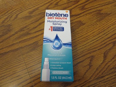 1 Biotene Dry Mouth Moisturizing Spray 1.5 oz  EXP 11/2023  GENTLE MINT New