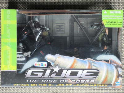 GI Joe Rise of Cobra Attack on PIT Headquarters action figure MOC TRU Exclusive