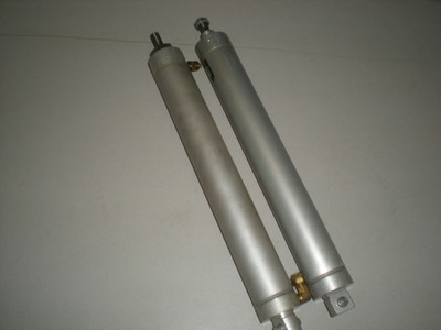 Lot of (2) Chicago Cylinder Corp DP-12-10 Pneumatic Cylinders